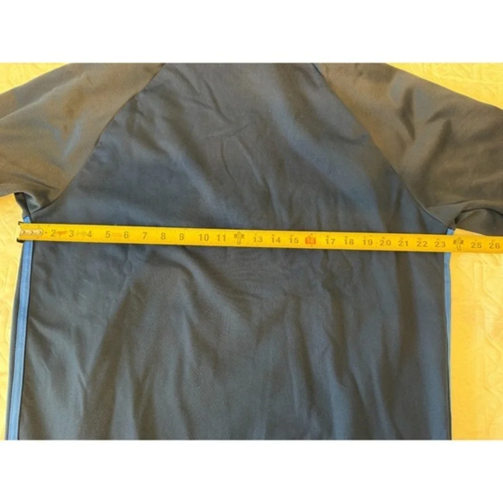 Adidas ClimaWarm 1/4 Zip Royal Blue Hoodie XL – Retro Stripes‎ Pullover
